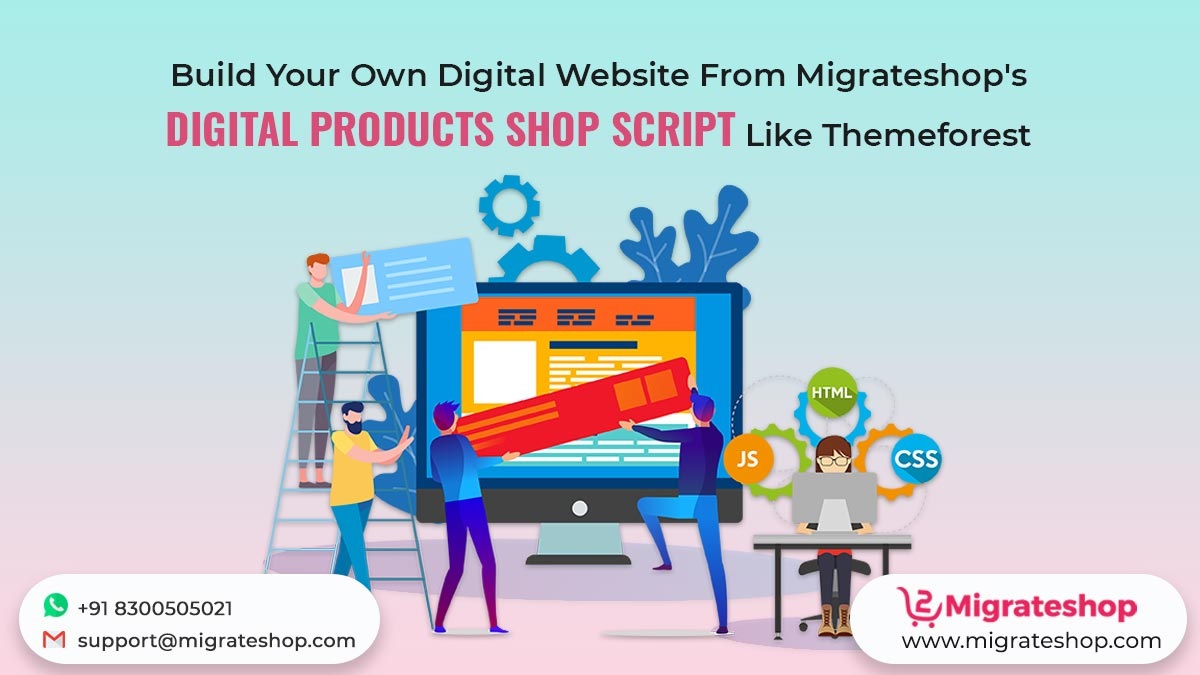 Digital Products Shop Script