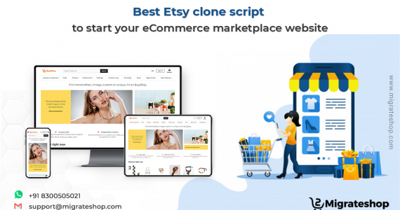 Best Etsy clone script to start your eCommerce marketplace website
