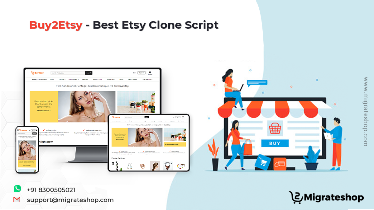 Buy2Etsy - Best Esty Clone Script