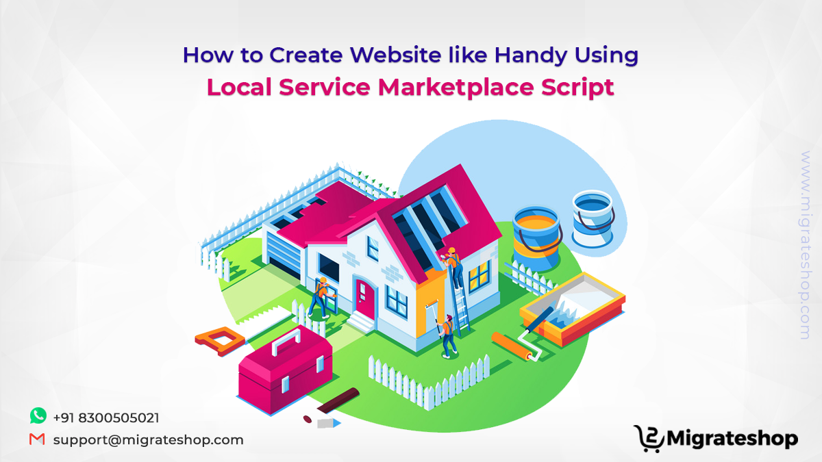 How to Create Website like Handy Using Local Service Marketplace Script