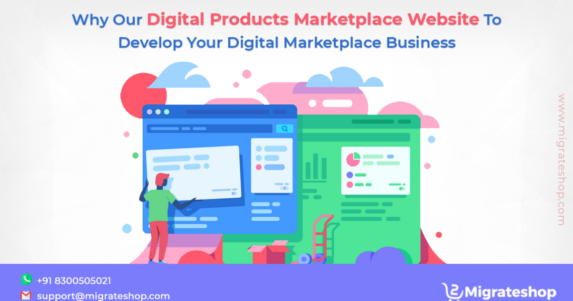 Digital Products Marketplace Website