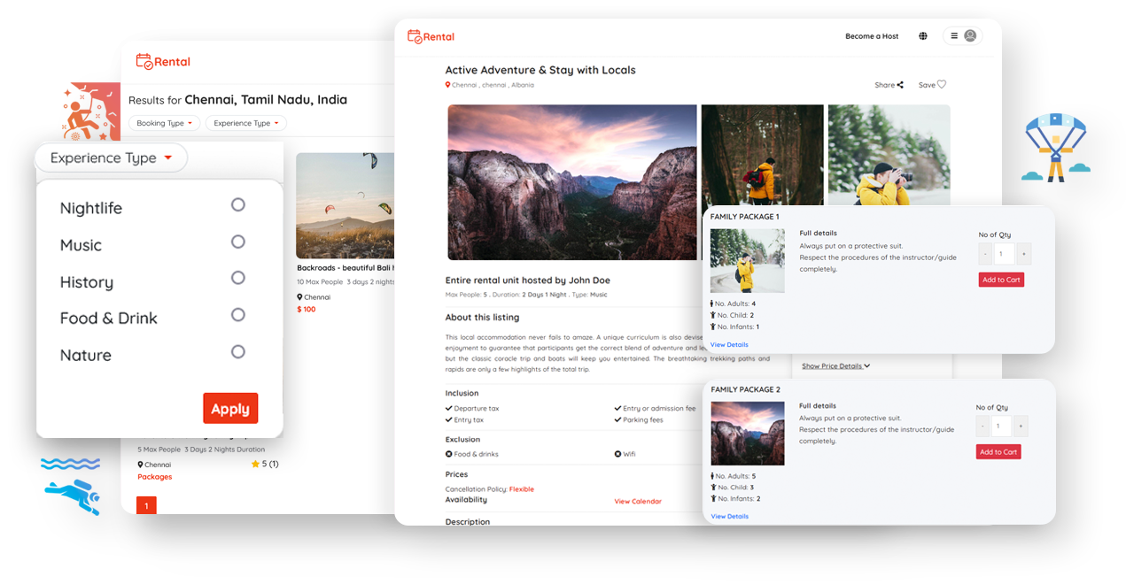 airbnb Experience Module