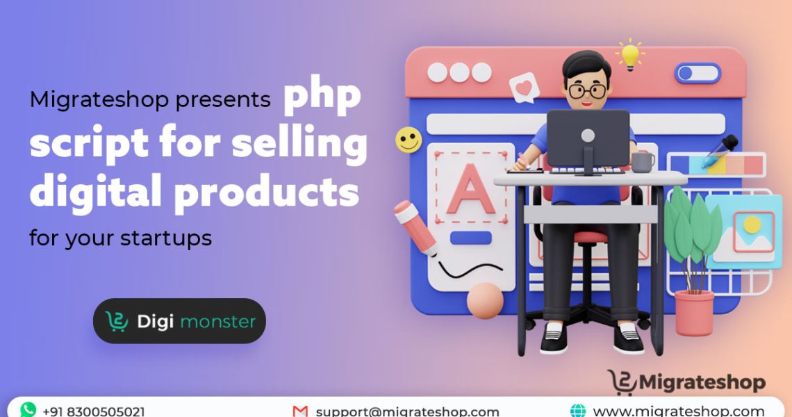 php script for selling digital products