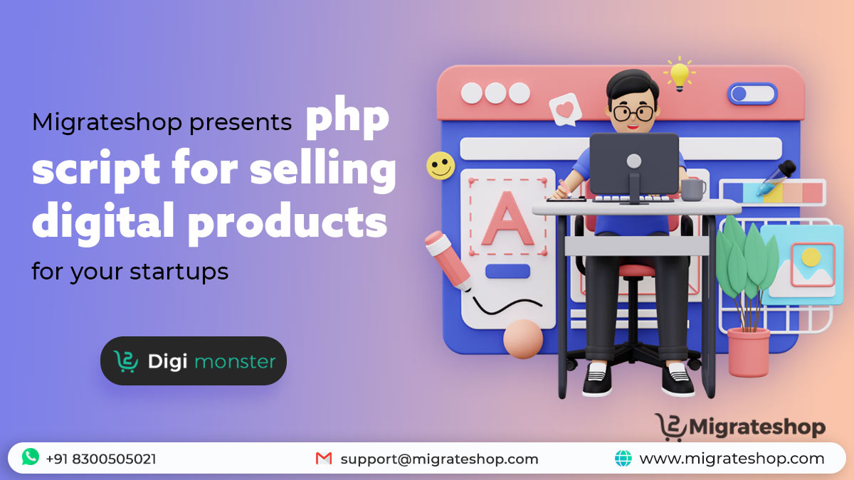 php script for selling digital products