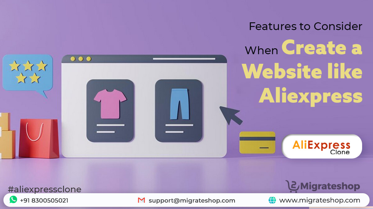 Features to Consider When Create a Website like Aliexpress