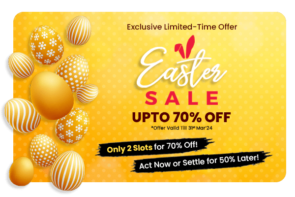 Easter 70% OFF
