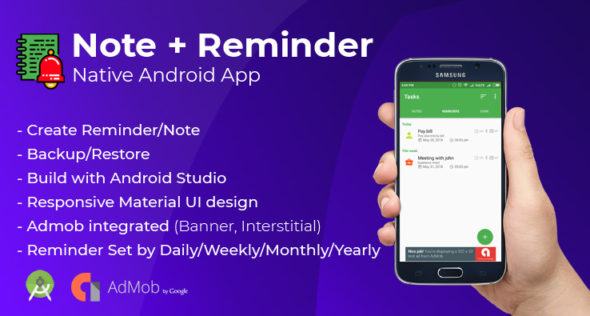 Note + Reminder Android App