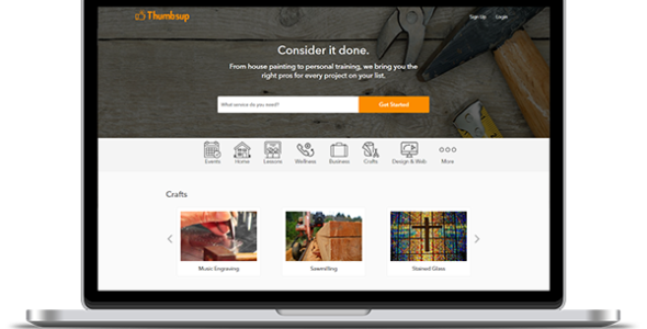 Thumbtack clone script