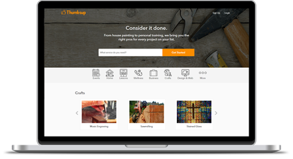 Thumbtack clone script