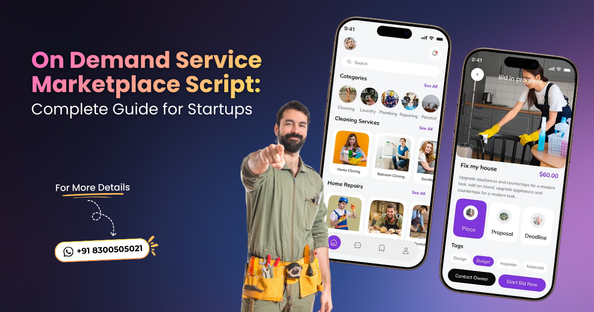 on-demand service marketplace script