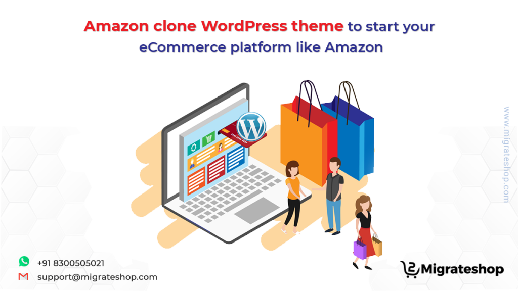 Amazon clone Wordpress theme to start eCommerce platform like Amazon
