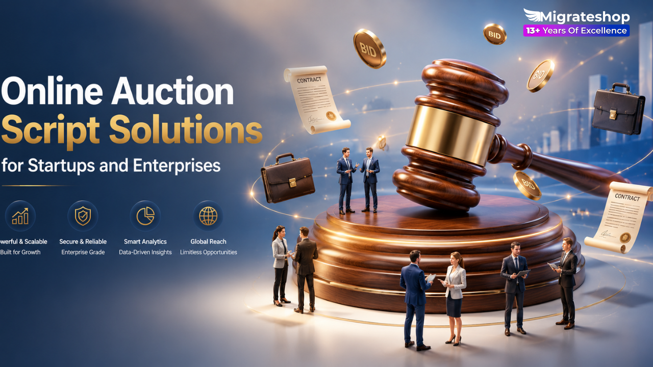 online auction script