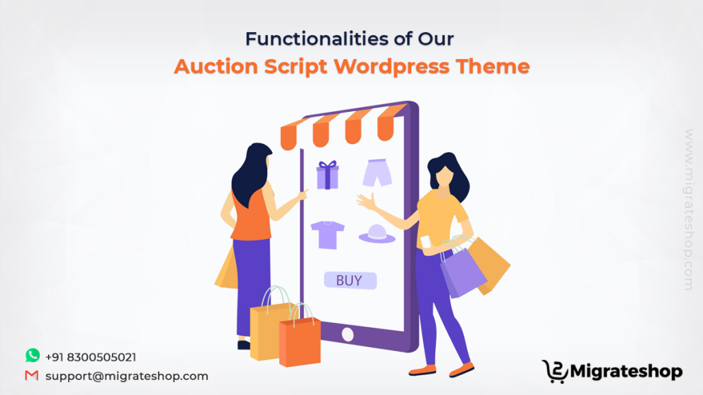 Best Auction Script WordPress Theme Like eBay Buy From Migrateshop