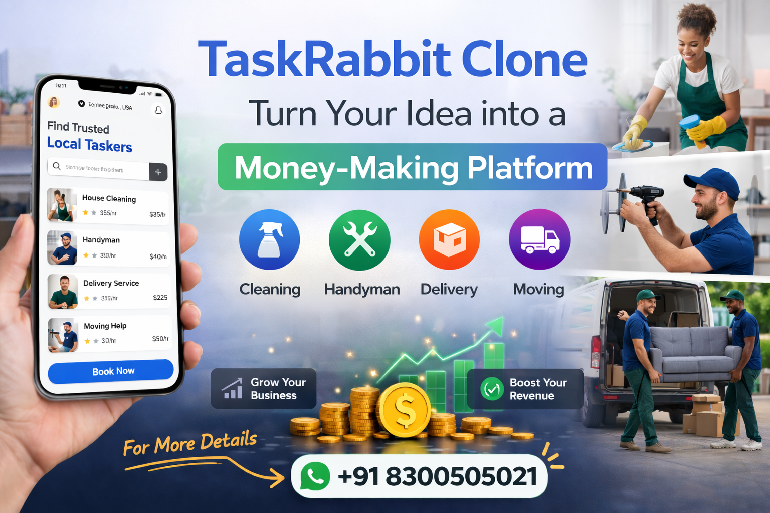 taskrabbit clone solution