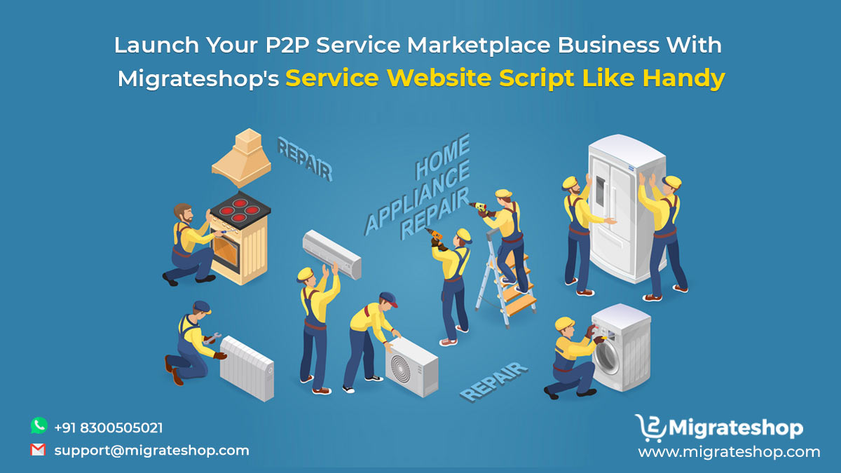 Service Website Script Like Handy