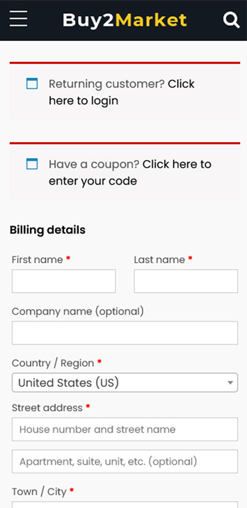 amazon clone checkout page