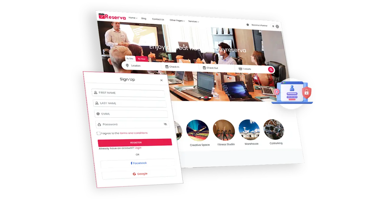 Social-Login(FB,google)