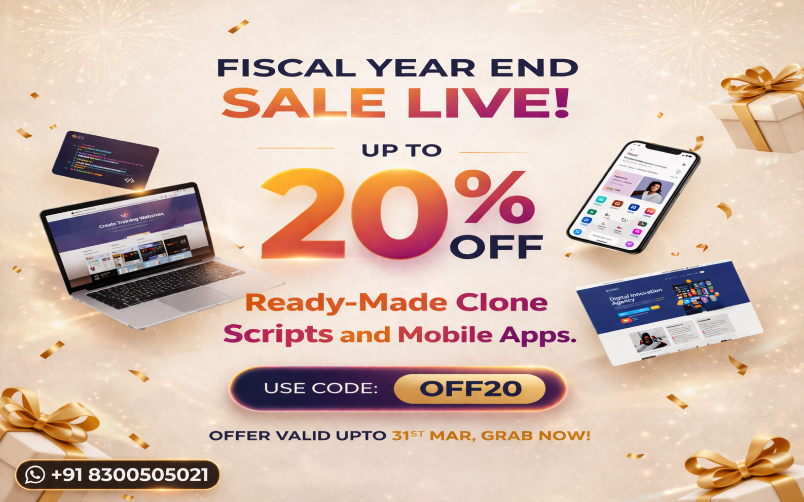 fiscal year end sale