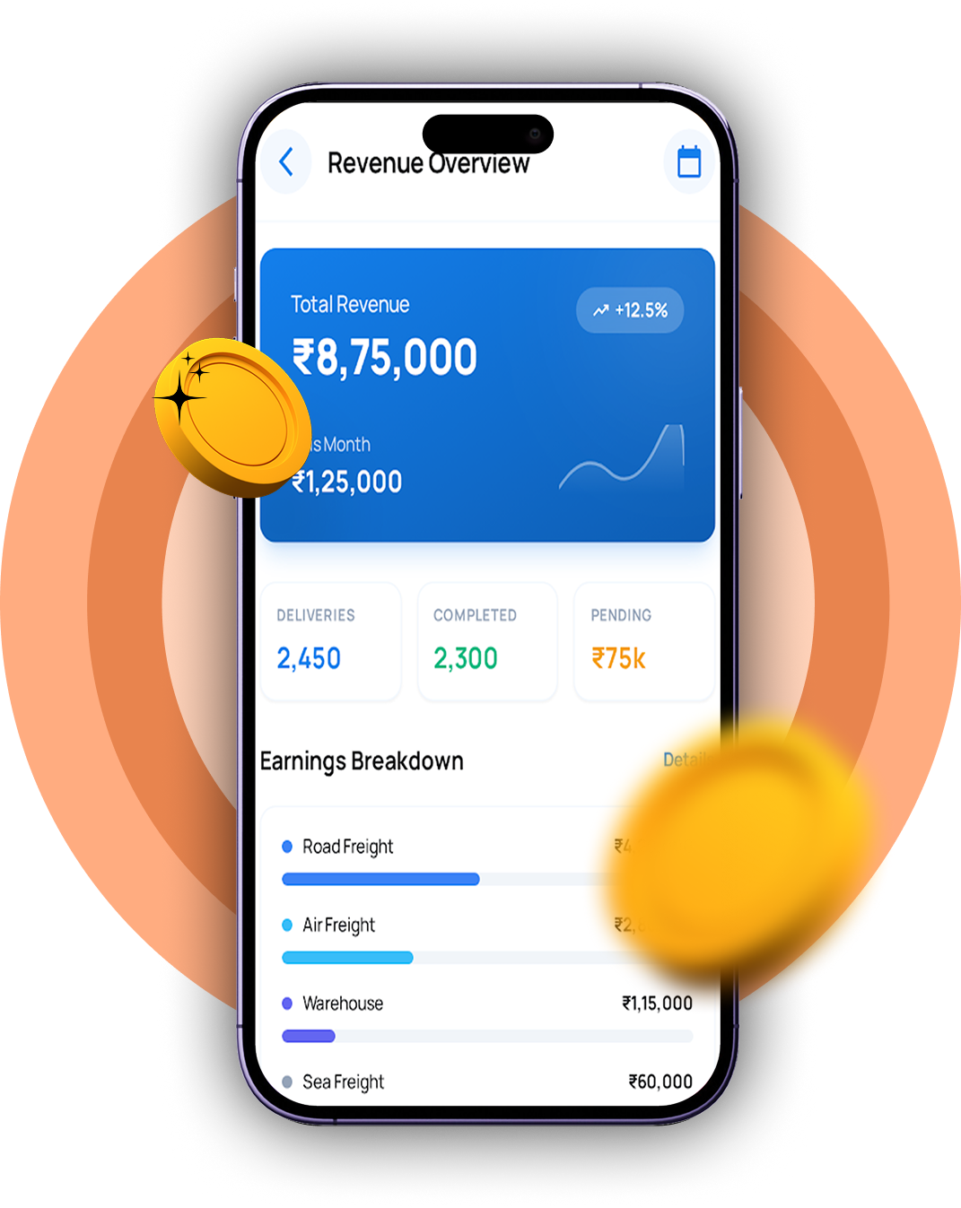 Revenue - logistics service app Revenue - logistics service app