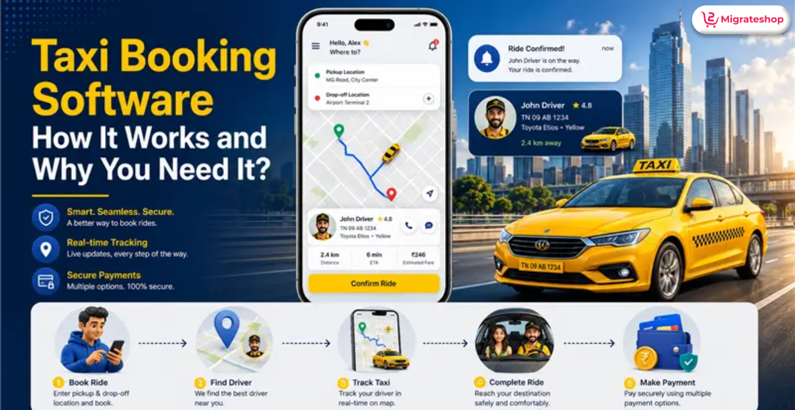 taxi booking software