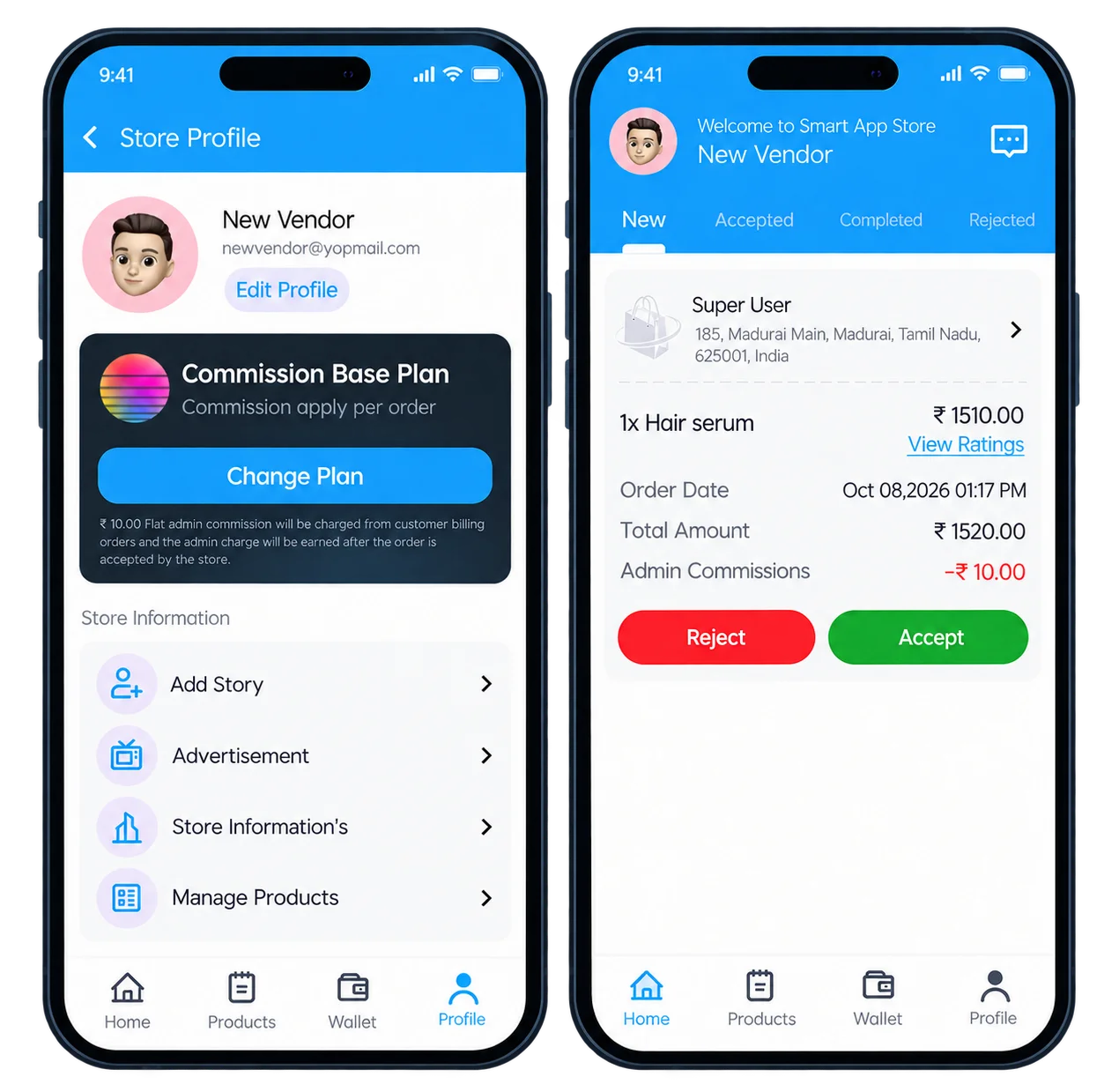vendor-app